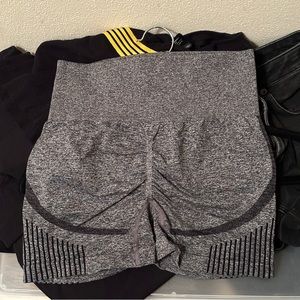 Grey Gym Booty Shorts EUC M